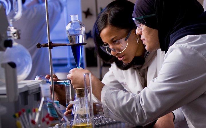 BW’s technologically advanced labs, such as the chemistry one pictured here, offer impressive research experience at the undergraduate level.